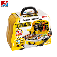 Valise en plastique de haute qualité clé tournevis outil jeu enfant en bas âge jouet outils