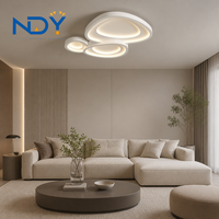 Plafonnier LED moderne blanc en acrylique en forme de pétale, luminaire encastré minimaliste pour salon, chambre, chambre d'enfant, bureau, décoration intérieure