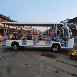 Minibús Eléctrico de Lujo y Elegante para Turismo, 14 Plazas, Q235B, Acero, Batería de Plomo-Ácido, Autobús Escolar - Product Image 2