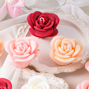 Rose Silicone <b>Mold</b> For <b>Candle</b> Soap Baking DIY Decorations Flower Shape Craft <b>Mold</b> - Product Image 3
