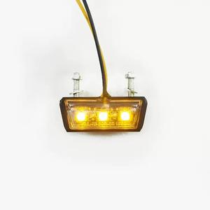 Feu arrière universel 12V pour scooter électrique, éclairage LED de plaque d'immatriculation modifié pour motos, système compact - Product Image 2