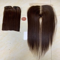 Extensions de Cheveux Ultra Lisses Marron de Haute Qualité Vietnamienne, 100 % Naturels, Sans Nœuds ni Perte, Prix de Gros