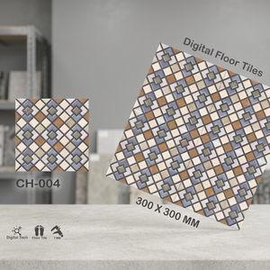 Carreaux de sol en céramique 12x12, gaufrés, design numérique, finition mate, antidérapants, pour revêtements de sol intérieurs - Product Image 6