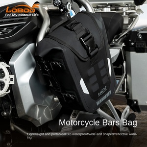 <span class=keywords><strong>Bolsa</strong></span> <span class=keywords><strong>Impermeable</strong></span> Reflectante Anticaída para Sillín 6L, Equipo de Protección Hermético para <span class=keywords><strong>Moto</strong></span> Ciclismo LOBOO/Radish Moo Brigade - Product Image 2