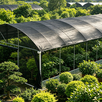 Zwarte HDPE warp gebreide verdikte heavy-duty winddichte anti-verouderings buitenkweekkas schaduwnet voor groente- en fruitteelt