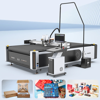 Máquina de Corte de Cartón para Cajas de Regalo CNC AOL Digital de Alta Velocidad con Cuchilla Oscilante y Tres Años de Garantía
