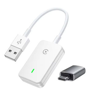อะแดปเตอร์ไร้สาย 2 in 1 สำหรับ Carplay และ Android Auto พร้อมสาย USB ในตัว สำหรับเครื่องเสียงรถยนต์ แบบเสียบใช้งานได้ทันที กล่องสมาร์ทอเนกประสงค์ - Product Image 2
