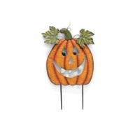 Vente chaude métal Halloween Citrouilles piquets de jardin