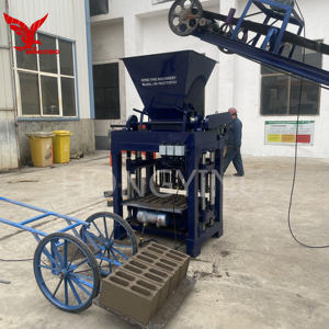 Pequeña máquina de fabricación de ladrillos completamente automática con tolva hecha en China - Product Image 3