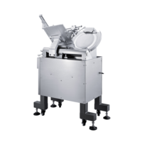 Trancheuse à viande mobile de luxe CS-F350C1, montée au sol, haute vitesse, entièrement automatique, lame italienne de 14 pouces (350 mm), alliage d'aluminium de qualité supérieure