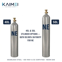 Gaz néon Ne de haute pureté 99,999 % 5N pour mélange de laser excimer et lithographie semi-conductrice