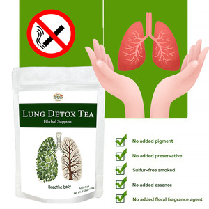 Té Herbal Desintoxicante para los Pulmones, Limpieza Natural para Fumadores, con Hojas <span class=keywords><strong>de</strong></span> Gordolobo, Bambú <span class=keywords><strong>y</strong></span> Diente <span class=keywords><strong>de</strong></span> León, Sin Cafeína, Bolsitas <span class=keywords><strong>de</strong></span> Té para Apoyo Respiratorio - Product Image 4