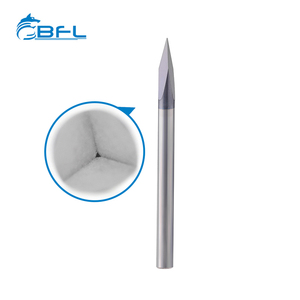 BFL Tungsten Carbide Đáy Phẳng Khắc End Phay Cutter <span class=keywords><strong>CNC</strong></span> Kim Loại Khắc Bits Công Cụ Cắt - Product Image 4