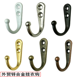 Wall Mounted Zinc Alloy <b>Hook</b> Simple Design Round Shape Easy Install For Kitchen Bathroom Wardrobe Coat Rack - Product Image 3