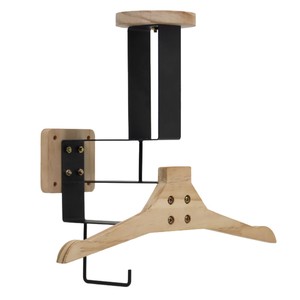 Wall Mounted Motorcycle Helmet <b>Rack</b> Rectangle Multifunction Clothing Organizer <b>Garage</b> Storage <b>Rack</b> - Product Image 3