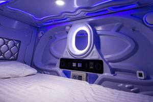 Capsula per Dormire KSL in ABS con Aria Condizionata, Striscia LED e Isolamento Acustico, <span class=keywords><strong>Letto</strong></span> a Castello Intelligente per Aeroporti - Product Image 4