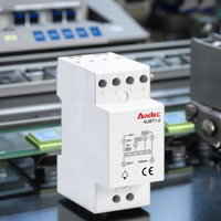 Aoelec AUBT1 CCC/CB 2M Autotransformateur toroïdal audio, boîtier PA66 résistant au feu, montage sur rail DIN, quatre phases