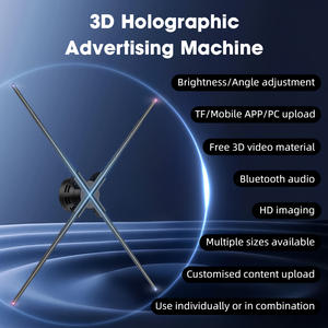 WiFi Remote 3D Advertising <strong>Projector</strong> with LED Fan Holographic Banners Interactive Indoor/Outdoor Expodisplays 42cm - Product Image 2
