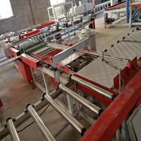 Machine automatique de laminage de feuilles d'aluminium pour panneaux muraux en plaques de plâtre et dalles de plafond