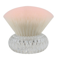 Nouvelle brosse à ongles multifonctionnelle en cristal, style champignon rose dégradé, à tête en forme de fleur, pour le nettoyage des ongles
