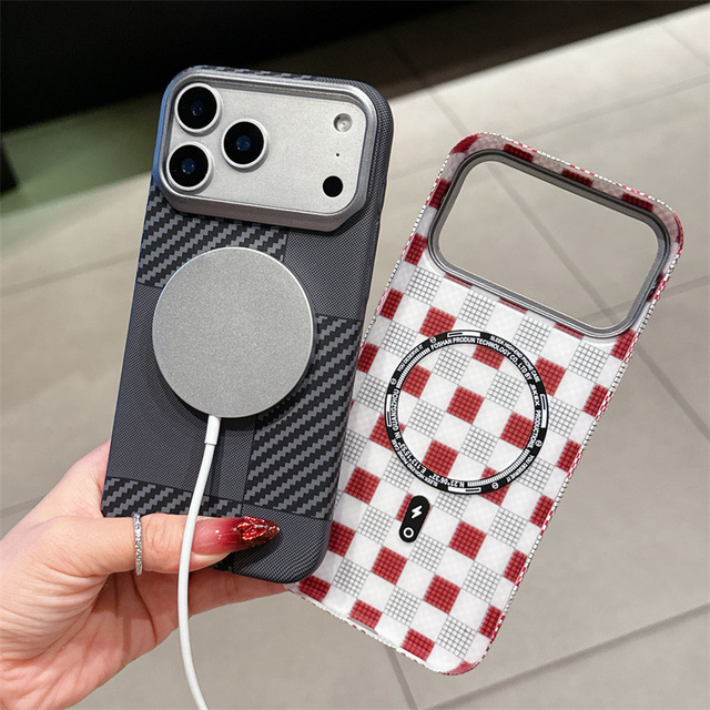 IPhone17 Magnetic Ins Style Matte Hard Protective Case for for 16/15promax with Water Sticker