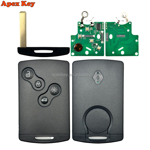 Keyless 433MHz ID46 Chip PCF7952 Chip Card Smart Remote Car Key For Renault Megane3 Fluence Scenic Laguna 3