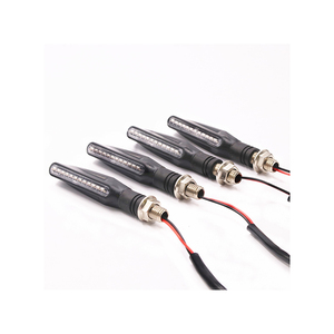 ไฟเลี้ยวรถมอเตอร์ไซค์ ADT 12 LED ไฟท้ายแบบไหล ไฟเลี้ยวสีเหลือง - Product Image 3