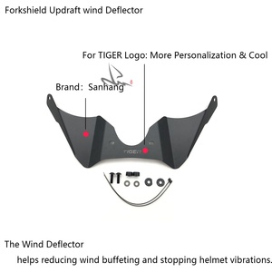 Déflecteur de phare à fourche en aluminium, Sanhang améliorée, pour Tiger <span class=keywords><strong>900</strong></span>, rallye/rallye Pro Triumph Tiger <span class=keywords><strong>900</strong></span> /Tiger <span class=keywords><strong>900</strong></span> GT - Product Image 2