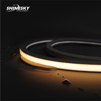 SHINESKY alta calidad 1615 tira de neón negra Smd2835 impermeable IP67 DC24V Blanco/CCT/RGB/rgbw luz de neón Led Flexible