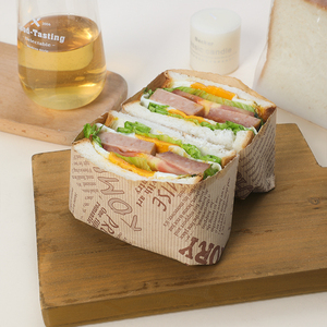 Carta pergamena personalizzata cibo a prova di forno Sandwich involucro cera gastronomia fogli di carta per biscotti fatti a mano Carmels - Product Image 4