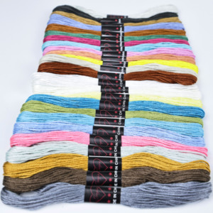 Bán Buôn Đầy Màu Sắc 100% Cotton Thêu Xỉa Set Bông Thêu Chủ Đề Cho Tự Làm - Product Image 3