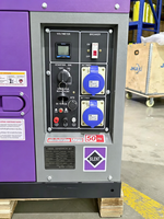 Venta al por mayor de fábrica: Generadores diésel portátiles silenciosos de 10KVA, 12KVA, 15KVA, con generación de energía estable, potencia nominal 220V/380V/400V, ¡Oferta caliente!