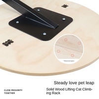 Lit de chat de bureau écologique et créatif, rotatif à 360 degrés, avec zone de couverture réglable et taille personnalisable, pour griffer