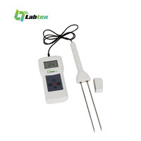 Labtex Humidimètre numérique portable pour céréales, tabac, foin, coton, sciure de bois, terre