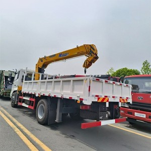 รถบรรทุกติดเครนไฮดรอลิก Dongfeng 8 ตัน แบบบูมตรง ขับเคลื่อน 4x2 พร้อมขาย - Product Image 1