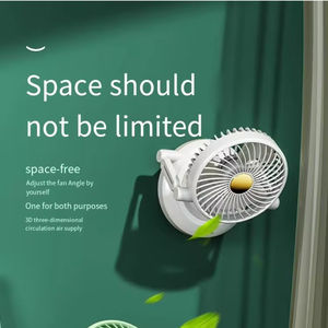 Ventilador de Circulación Multifuncional con Cabezal Oscilante Automático de 90 Grados, Ventilador de Pared Plegable con Luz, Portátil para Coche y Exteriores - Product Image 5