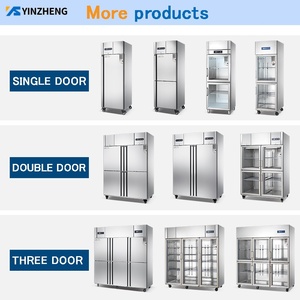 YINZHENG - Refrigerador/Congelador Comercial Vertical de <span class=keywords><strong>2</strong></span> <span class=keywords><strong>Puertas</strong></span> y Una Sola Temperatura para Restaurantes, con Certificación CE, Gran Venta - Product Image 5