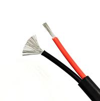 Cable Solar Aislado XLPO de Cobre Estañado de Doble Núcleo H1Z2Z2-K -40 ℃   hasta +90 ℃   Cable Fotovoltaico de CC 1500V 4mm 6mm 10mm 16mm