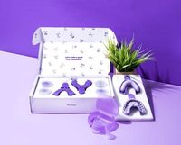 Boîtes de papier cadeau dur aimant carton rigide aligneurs dentaires boîte d'emballage d'alignement de dents claires avec couvercle à fermeture magnétique