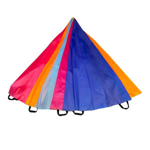 Tente de jeu parachute personnalisée en usine de 20 pieds pour enfants, idéale pour la gymnastique, les jeux coopératifs et les activités de plein air - Product Image 2