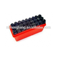 YUTE – ensemble de poinçons à chiffres et lettres en métal, kit d'outils de gravure d'estampage en métal, 27 pièces