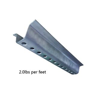 Poste de señal de canal <span class=keywords><strong>en</strong></span> U de 6 pulgadas, acero <span class=keywords><strong>esmaltado</strong></span> al horno verde, peso medio de 1,12 libras - Product Image 5