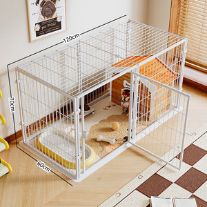Gabbie per Animali Domestici in Metallo Pieghevoli e Impilabili, Gabbie per <span class=keywords><strong>Cani</strong></span> in Filo Metallico, Casette e Recinti per Gatti, Vendita all'Ingrosso - Product Image 6