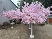 Arbre artificiel de cerisier en fleurs dense, centre de table en plastique, mini arbre de Sakura écologique pour mariage et Noël