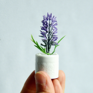 Mini <span class=keywords><strong>Suculenta</strong></span> a Escala 1:12, Juego de Plantas en Maceta de Cerámica en Miniatura para Casa de Muñecas - Product Image 1