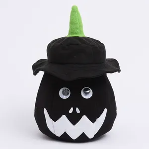 Seau à bonbons d'Halloween personnalisé lumineux en forme de citrouille, réutilisable, effrayant, avec lumière LED - Product Image 5