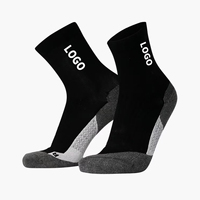 Chaussettes de sport personnalisées pour équipes, les plus vendues, respirantes, à séchage rapide, tricotées, pour adultes