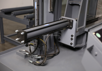 Scie à ruban horizontale hydraulique entièrement automatique à commande numérique pour la découpe de métaux et d'acier