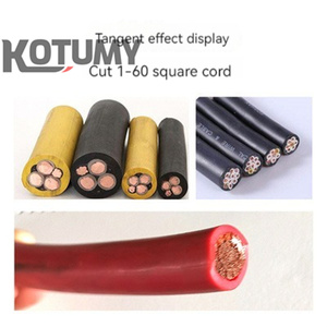 Elektrik kalın sert tel kesme makinası pnömatik kablo demeti kesici aracı için büyük kare kablo 220V - Product Image 3