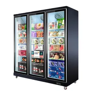 高品质玻璃门商业超市便利店冰箱饮料展示柜冰柜